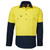 Embroidery FREE EMBROIDERY - Men's Closed Front Long Sleeve Shirt in Yellow/Bottle (Buy 20+)