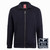 Born Out Here Long Sleeve Full Zip Quality Fleece in Black