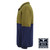 Born Out Here Long Sleeve Full Zip Quality Fleece in Navy Charmwood