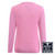 Born Out Here Rugby Premium Cotton V-Neck Knitwear in Dusty 