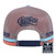  Born Out Here Big Trucker Cap with Out Here Script in Aqua/Terra 