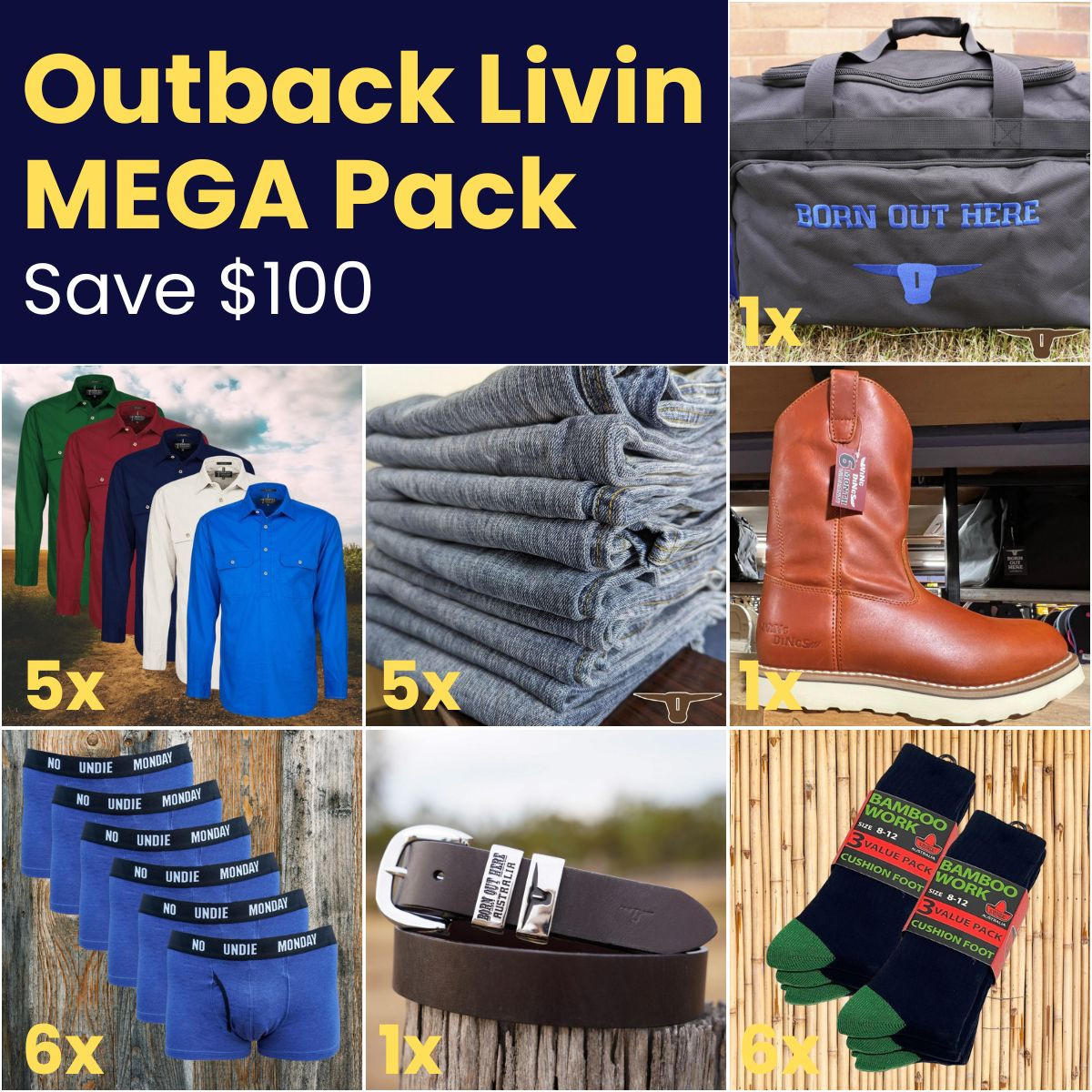 Outback Livin MEGA Pack Golders Toowoomba