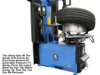 Atlas® TC755DAA Dual Assist Arm Wheel Clamp Tire Changer w/Bead Blaster