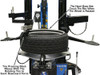 Atlas® TC755DAA Dual Assist Arm Wheel Clamp Tire Changer w/Bead Blaster