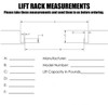 QSP  RJ-6000 6000 lb Pneumatic Pivoting Rolling Bridge Jack for Post or Scissor Lifts