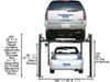 Atlas Equipment PRO8000 4 Post Lift + RJ35 Sliding Jacks Combo