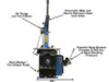  Atlas TC755 Rim Clamp Tire Changer + WB49-2 Wheel Balancer Combo Package