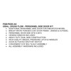 iDEAL Cross Flow Paint Spray Booth Personnel Side Door Kit