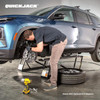 QuickJack Bundle - 8000TLX Portable Car Lift, Wall Hangers & SUV Adapters, ALI Certified, 8,000-lbs. Capacity, 110V Power Unit, Car Lift for Garage, Shop, & Mechanic