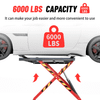 Katool KT-X66 6000LB Portable Mid Rise Scissor Lift