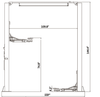 Fortisky FL-100TX 2-Post Car Lift 10,000 lb Capacity Overhead Single Point Lock Release