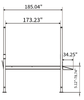 Fortisky FL-90PL 9,000 lb Heavy-Duty 4-Post Parking Lift