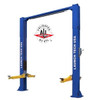 Launch TLT211-AS-B  BLUE 11,000 Lbs Clear Floor Asymmetric 2 Post Lift (ALI Certified) with Adjustable Column Height