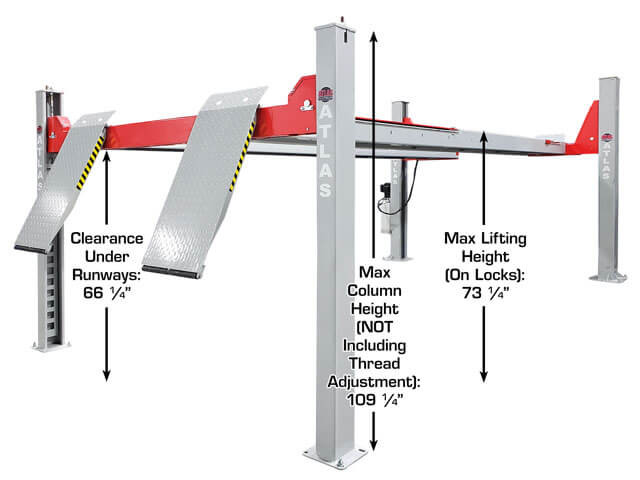 Atlas Platinum PVL-14 ALI Certified 14,000 Lb. Capacity Commercial