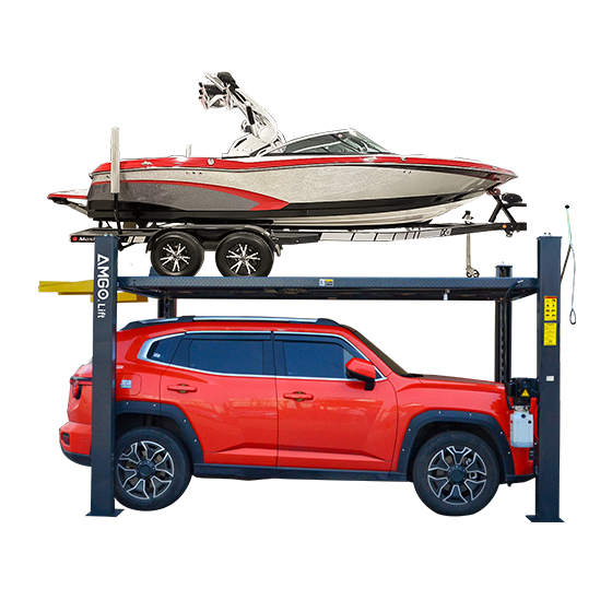 AMGO  408-HPX 8,000 lbs. Capacity 4-Post Boat Storage Lift