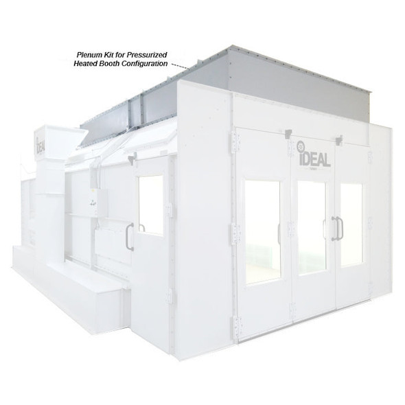 iDEAL Side Downdraft Paint Spray Booth Canopy Plenum Kit