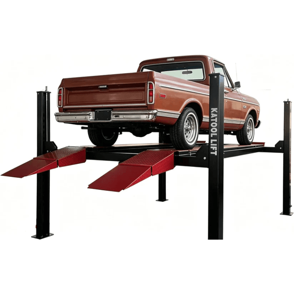 Katool KT-4M110PA 11,000 lb. 4-Post Alignment Lift with 7,000 lb Rolling Jack