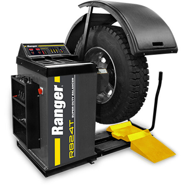 Ranger RB24T Super‐Duty Truck Wheel Balancer with Drive‐Check™ Technology with Deluxe Adapter Kit & Quick Chuck