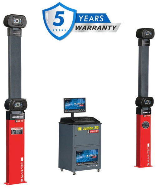 Manatec JUMBO-3D-SUPER-4A - Heavy Duty 3D Wheel Alignment Machine for Trucks, Buses & Trailers