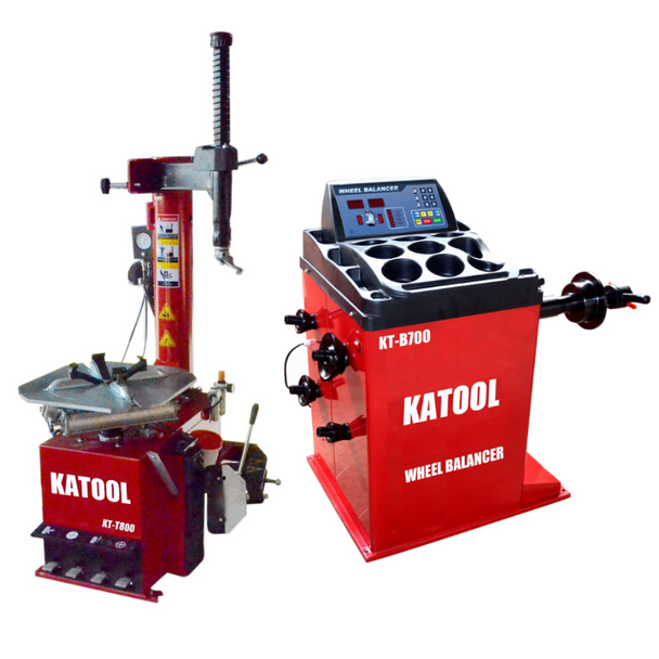 Katool KT-T800 Tire Changer With KT-B700 Wheel Balancer Combo