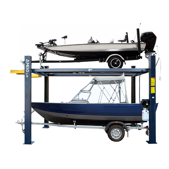 AMGO  408HLX 8,000 lbs. Capacity 4-Post Boat Storage Lift