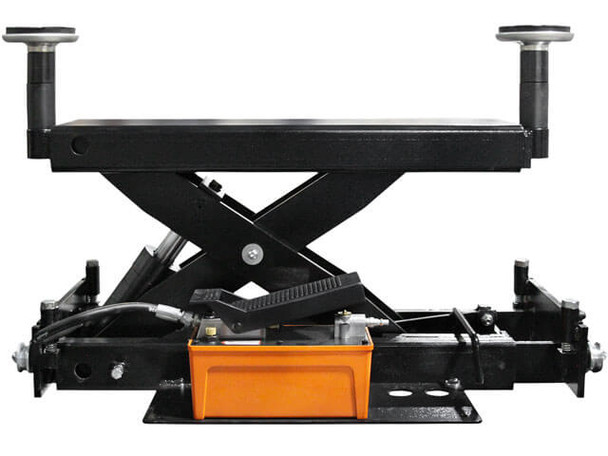 Atlas® RJ-6BK Rolling Air/Hydraulic Center Jack 6,000 Lbs. Capacity and Truck Adapters