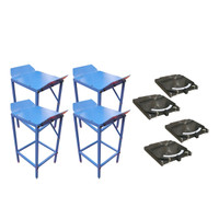 Atlas®  (ATEATLASWHLSTD) Set of 4 Wheel Stands