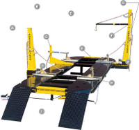 Chassis Liner Truck' N Revolution 20' 2-Towers - Air Hydraulic Tilt Bed