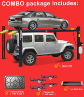 Package  AMGO  408-P 8,000 lbs. Capacity 4-Post Parking Auto Lift 