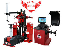  Aston® COMBO  ATC-T7-3222  Fully-Automatic Leverless Center Post Tire changer & Balancer