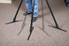 An image showing the more sweeping like motion used when using a sidewinder instead of the standard push and pull method of other floor tools.