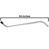 54 Inch Aluminum S-Wand with Coupling for 1.5 Inch Tools 54 Inch Aluminum S-Wand with Coupling for 1.5 Inch Tools