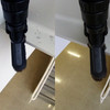 Top down view of Reach with Sidewinder cleaning metal beam.