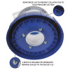 Bottom of lid with separator attached.