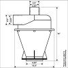 Quick Click separator with dimensions.