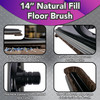 98790 | Commercial Vacuum Kit; Telescopic S-Wand and 14 Inch Natural Fill Floor Brush