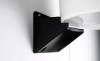 Bottom black plastic wall mount holding up a bucket.