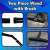 Images showing the features of the wands and floor brush including: how the wand is in two pieces, the swivel head, how it connects to the handle, and that it can clean any hard surface. Images showing the features of the wands and floor brush including: how the wand is in two pieces, the swivel head, how it connects to the handle, and that it can clean any hard surface.