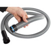 Vacuum hose with Quick Click connecting clip attached. Vacuum hose with Quick Click connecting clip attached.