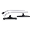 90168 | Commercial Vacuum 2 Piece Aluminum S-Wand, Traverse Multi-Surface Floor Nozzle, Nylon Hard Floor Brush