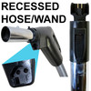 90444 | Central Vacuum Kit, 35 Foot Universal Hose; CT25 nozzle; Wand
