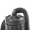 A photo of the 66204 coming out of a backpack vacuum and connecting to a hose.