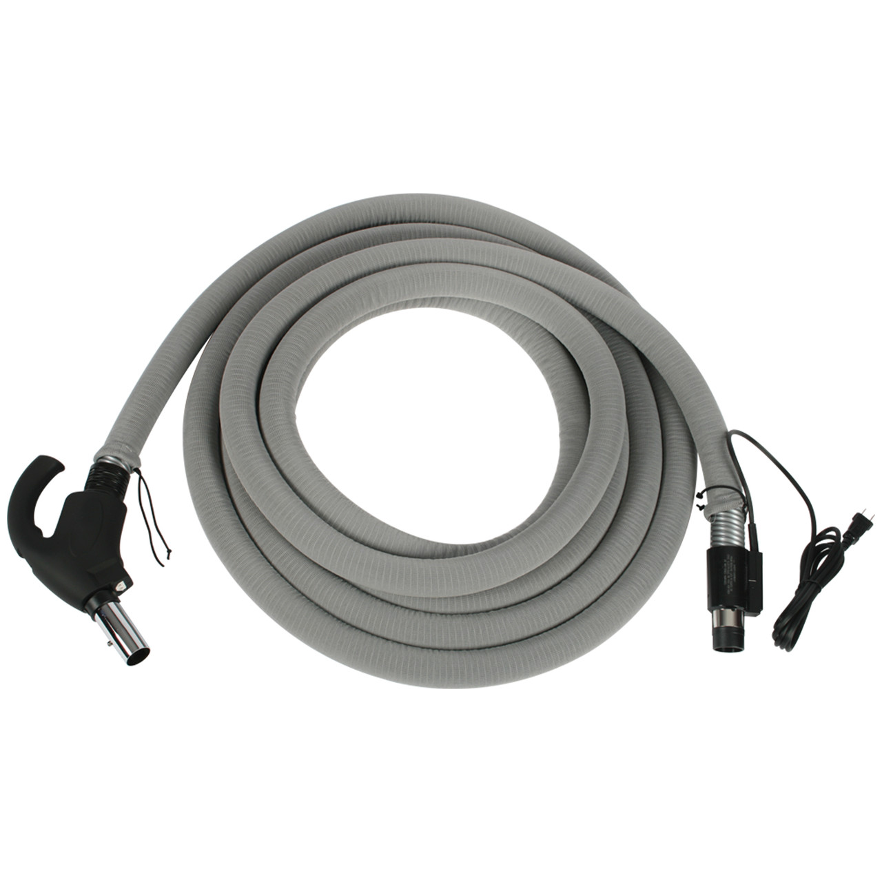 30-Foot Cen-Tec Electrified Hose with System On-Off AND Electric Brush  On-Off Switch. Pigtail Corded Wall Connection. Button Lock Fit. 35-Foot  also