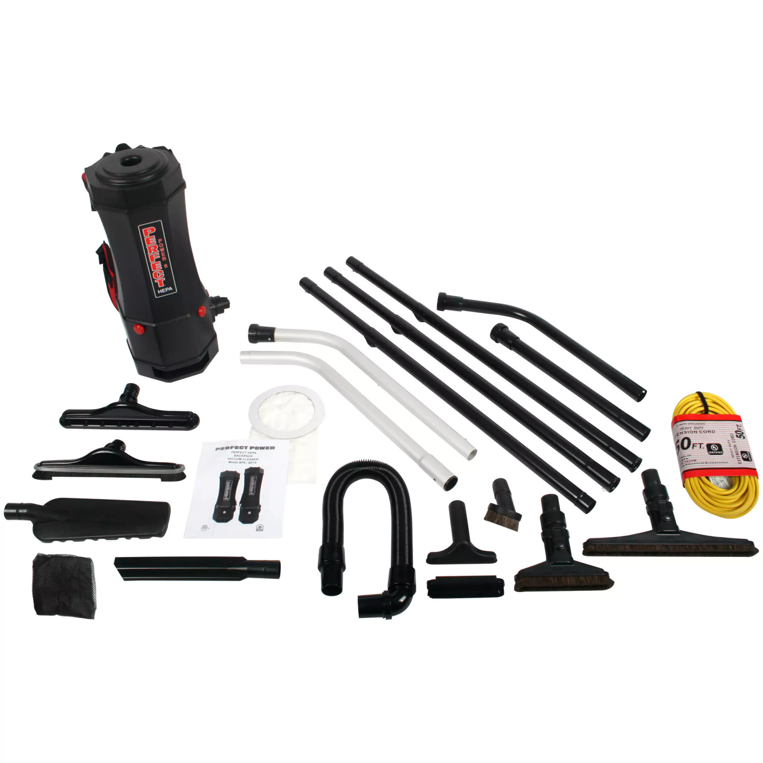 98097 | Perfect Power 6 Quart HEPA Commercial Backpack Vacuum with