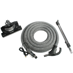 Central Vacuum Accessory Package Including CT20QD Electric Power Nozzle, Wand, & 35 Ft. Universal Total Control Hose