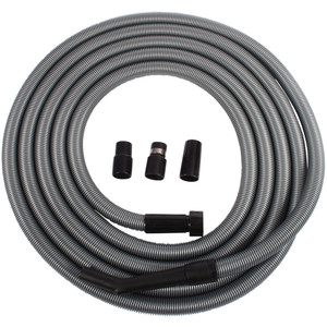 30 Foot Silver Extension Hose for Shop and Garage Vacuums