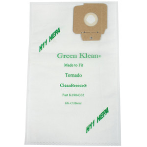 36065-10 | 10 Packs of 10 (100 Total) Vacuum Bags for Tornado CV30 and CV38