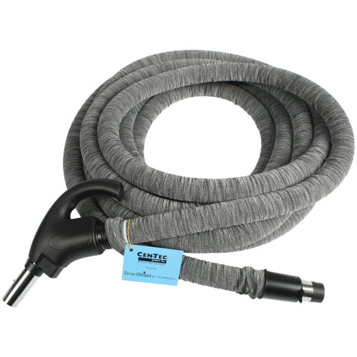 Central Vacuum Hose with Antimicrobial Hose Sock, 35 Ft.