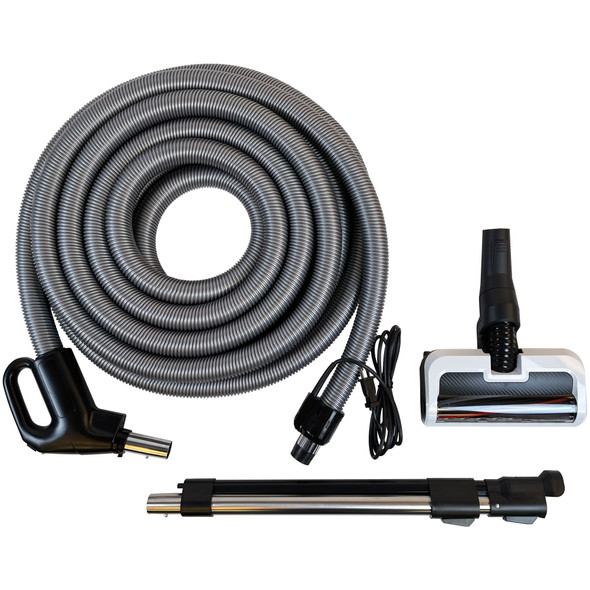 All floors power nozzle, electric wand and universal connect hose.