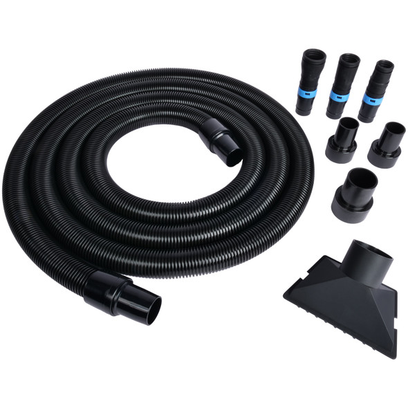 90301 | 1.5 Inch x 15 Foot Quick Click Hose System with 5 Piece Adapters